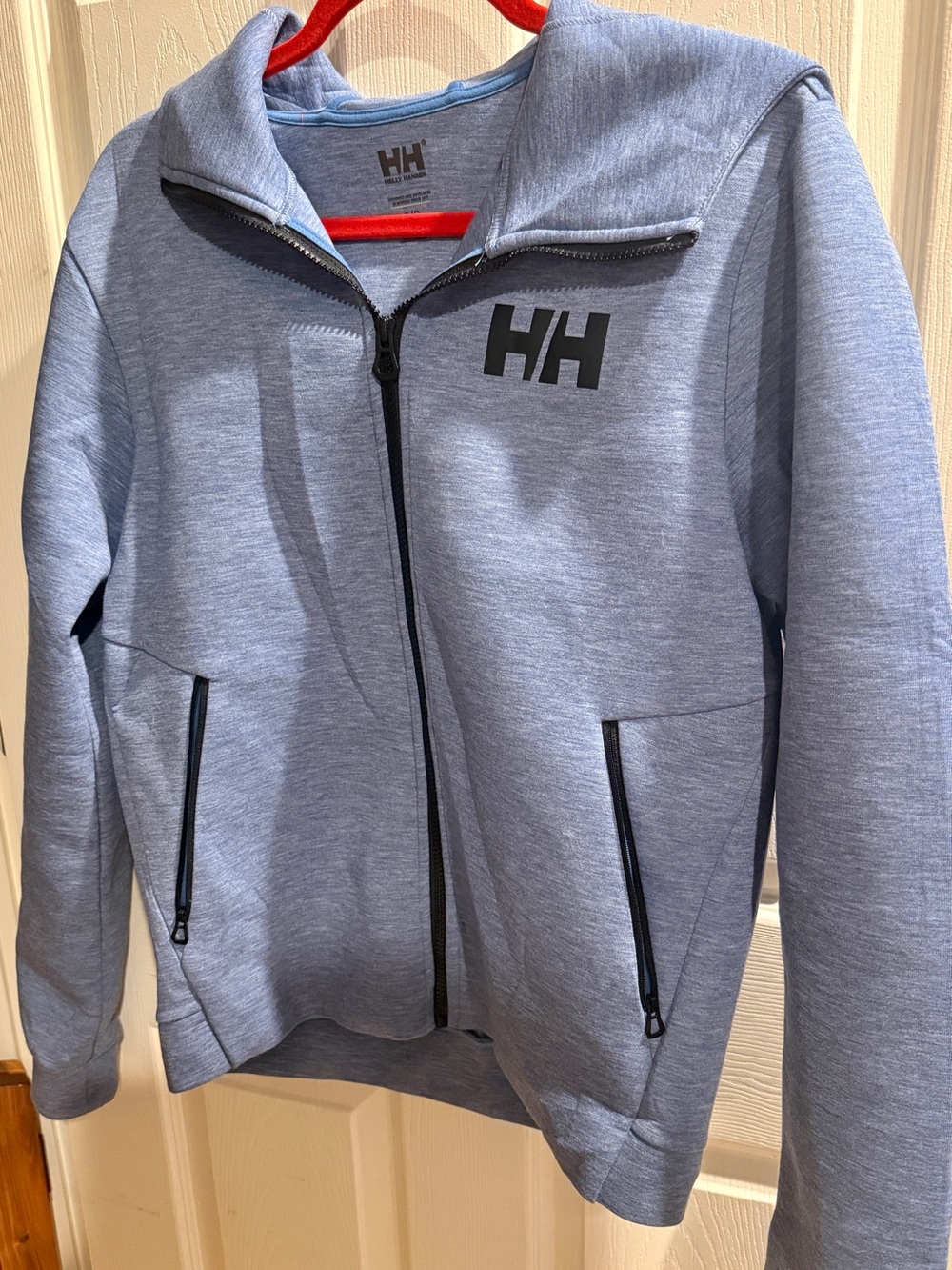 Helly Hansen Heather Blue Jacket Made of Scuba Gear